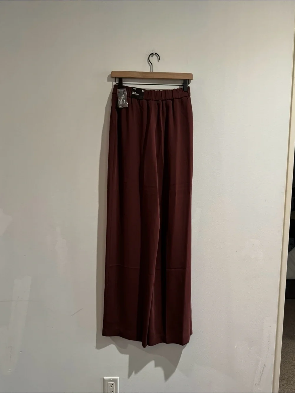 Express Chocolate Brown Wide Leg Pants NWT 🤎 High Waisted 4 Long